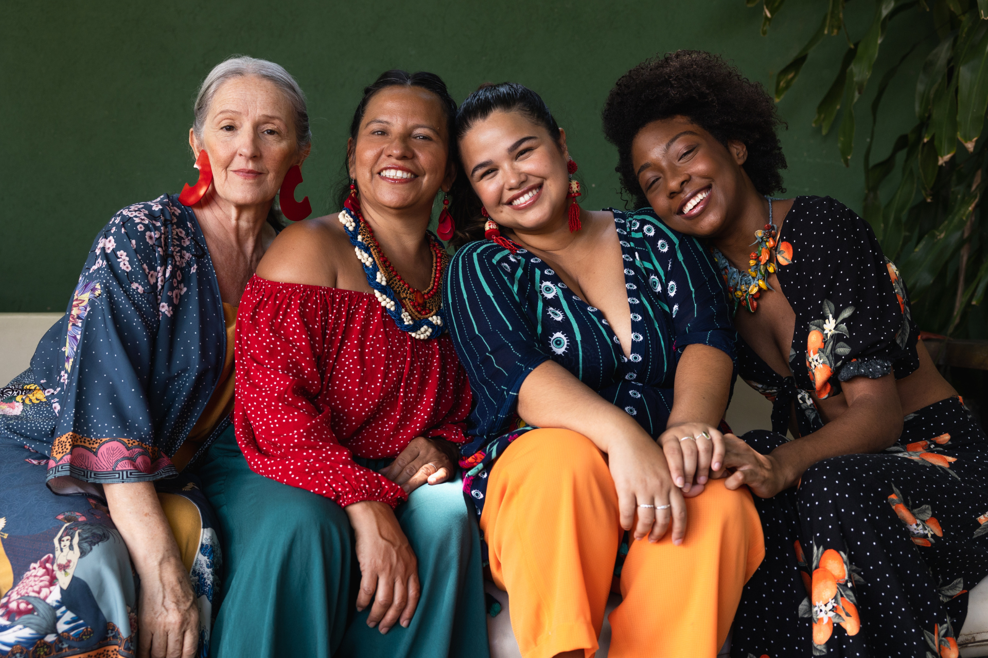 Group of Women Connected in Conversation